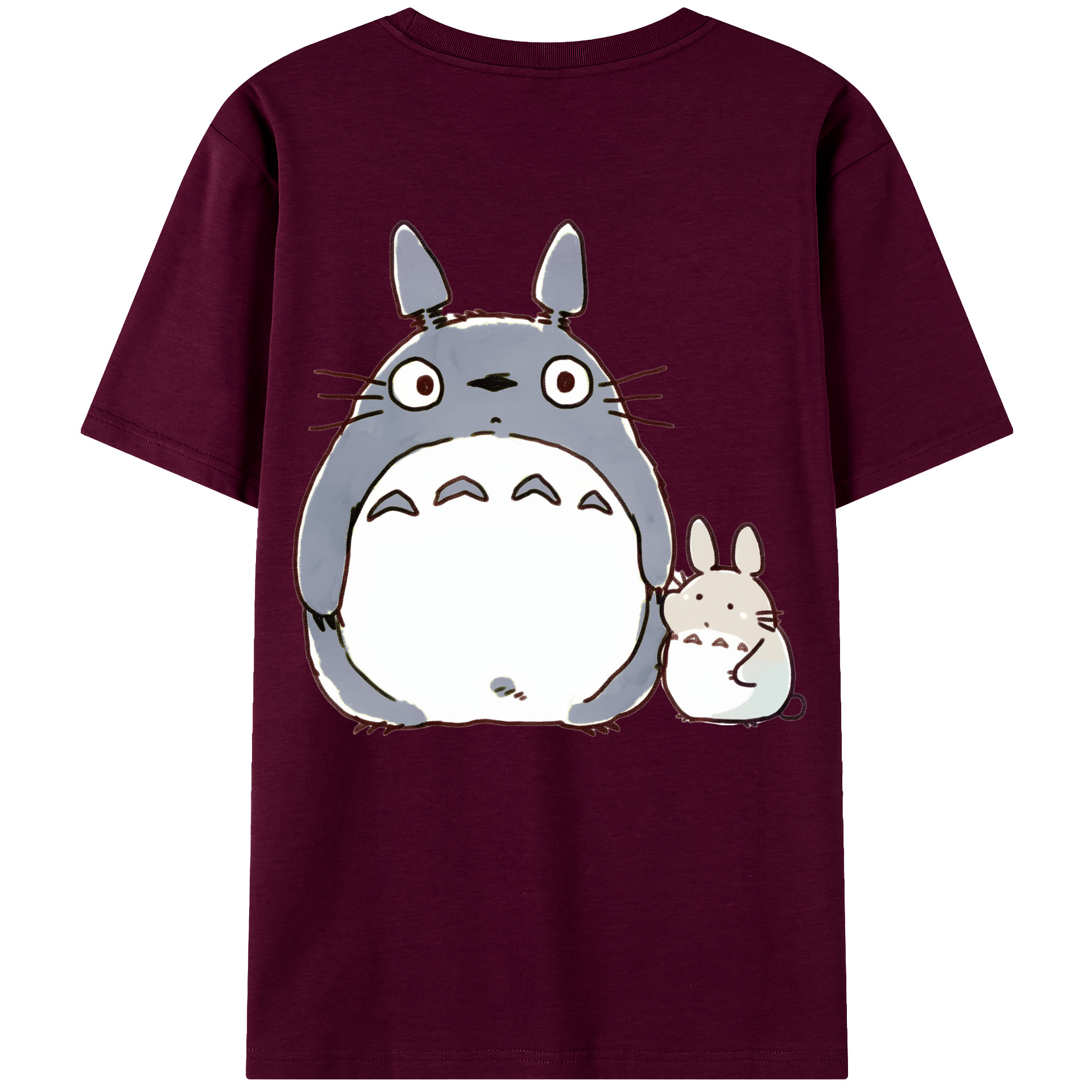 （画像用） となりのトトロ 草壁メイ 草壁サツキ My Neighbor Totoro Satsuki Kusakabe Mei Kusakabe レディース半袖Tシャツ(バックプリント)
